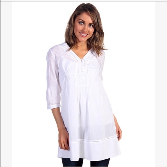 Lilly Pulitzer White Embroidered Alfa
Tunic Top Dress Coverup Resortwear Sz XS - Picture 3 of 13